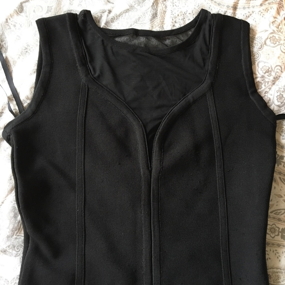 Black bandage Bebe dress